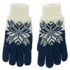Fancy Snowflake Design Gloves