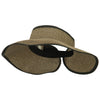 Women's UPF 50+ Tweed Roll Up Visor