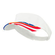 Flag Design Cotton Twill Visor