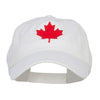 Canada Maple Leaf Embroidered Low Cap