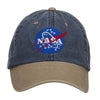NASA Insignia Embroidered Washed Two Tone Cap