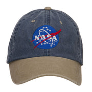 NASA Insignia Embroidered Washed Two Tone Cap