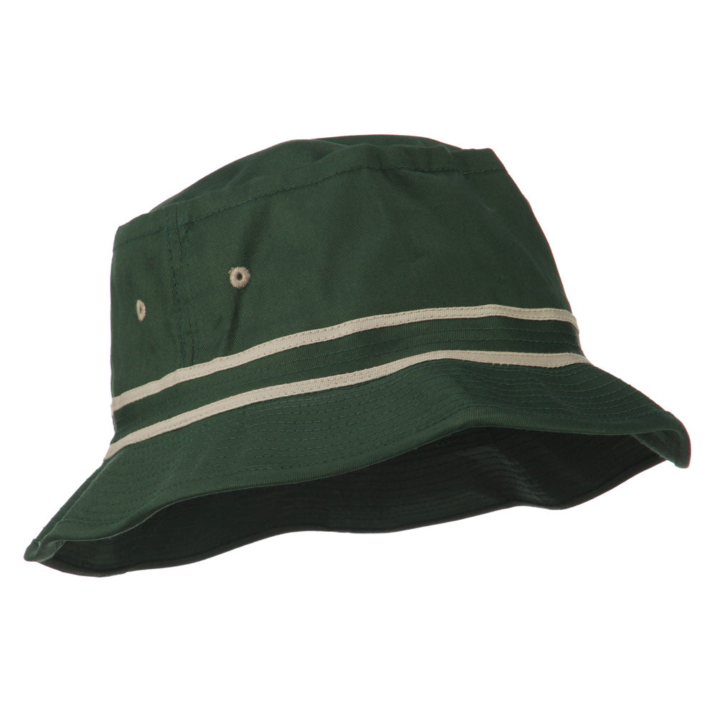 Striped Hat Band Fisherman Bucket Hat | Bucket/Dressy Hat | e4Hats –