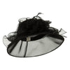 Glitter Big Bow Organza Hat