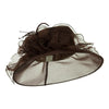 Glitter Big Bow Organza Hat