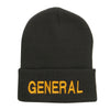 US General Embroidered Long Beanie
