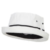 Big Size Striped Hat Band Fisherman Bucket Hat