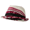 Girls Acrylic Blend Winter Design Fedora
