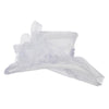Horsehair Bow Layered Brim Organza Hat