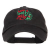 Have a Holly Jolly Embroidered Pet Spun Cap