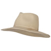 Women's Thin Ribbon Band Trim Large Brim Wool Felt Fedora Hat