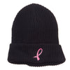 Breast Cancer Embroidered Big Size Waffle Beanie