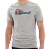 Hawaii State Flower Graphic Design Short Sleeve Cotton Jersey T-Shirt