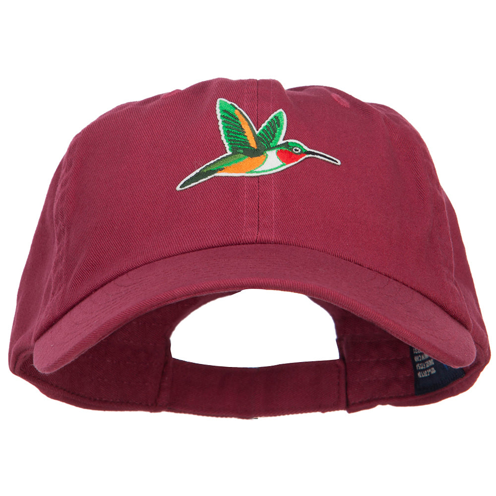 Hummingbird Patched Low Profile Cotton Cap | Animal Designed | e4Hats ...