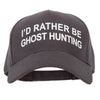 I'd Rather Be Ghost Hunting Heat Transfer 5 Panel Cotton Jersey Knit Cap