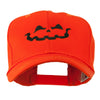 Halloween Jack O Lantern Face Embroidered Cap