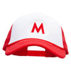 Mario Luigi Wario Waluigi Big Foam Mesh Truck Cap - White-Red OSFM