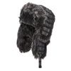 Plaid Nylon Faux Fur Trooper Hat