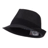 Kid's Paper Straw Black Band Fedora