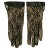 Women's Lace Lined Floral Glove