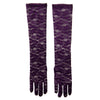 Woman's 19 Inches Long Laced Flower Glove
