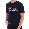 Labor Day Graphic Design unisex Ring Combed Cotton Short Sleeve Deluxe Jersey T-Shirt
