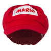Big Size Rectangle Mario and Luigi Embroidered Cotton Newsboy Cap