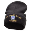 US Coast Guard Veteran Big Size Acrylic Long Beanie - Black XL-3XL