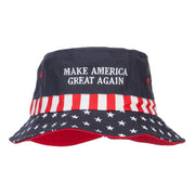 Make America Great Again Embroidered Flag Hat