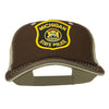 Eastern Michigan State Police Patched Big Washed Mesh Cap