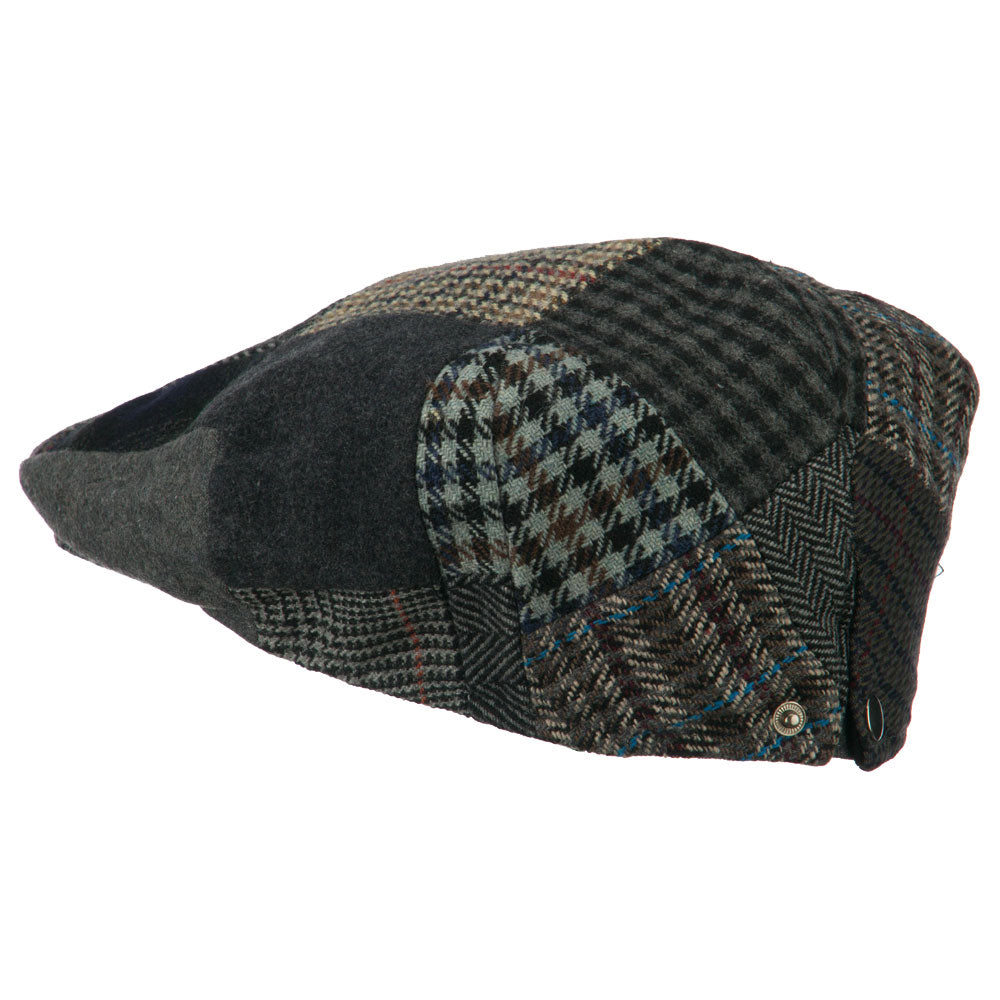 Drivers Patchwork Cap Men's Patchwork Ivy Cap | Driver/Flat Hat | e4Hats – e4Hats.com