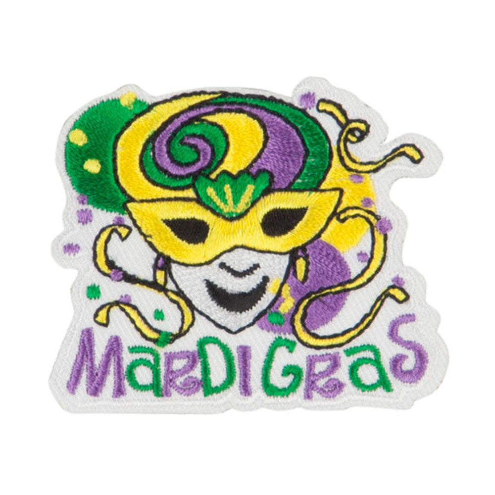 Mardi Gras Patches, Yellow / One Size