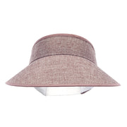 Women's Polyester Hard Wide Brim Gardening Sun Visor