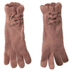 Women's Military Straps and Ruffle Cuff Glove