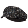 Women's Multicolor Tweed Captain Hat