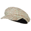 Women's Multicolor Tweed Captain Hat