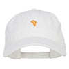 Mini Pizza Embroidered Washed Cap