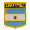 North and South America Flag Embroidered Patch Shield