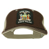 NY State Police Patched Big Size Washed Mesh Cap