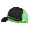 Quilted Trucker Two Tone Neon Mesh Big Size Cap