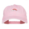 Mini Rainbow Embroidered Washed Cap