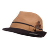 Two Tone Fedora with Feather