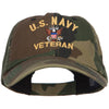 US Navy Veteran Military Embroidered Enzyme Camo Cap