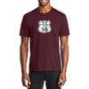 Route US 50 Graphic Men's Fan Port & Company Performance Blend Crew Neck T-Shirt