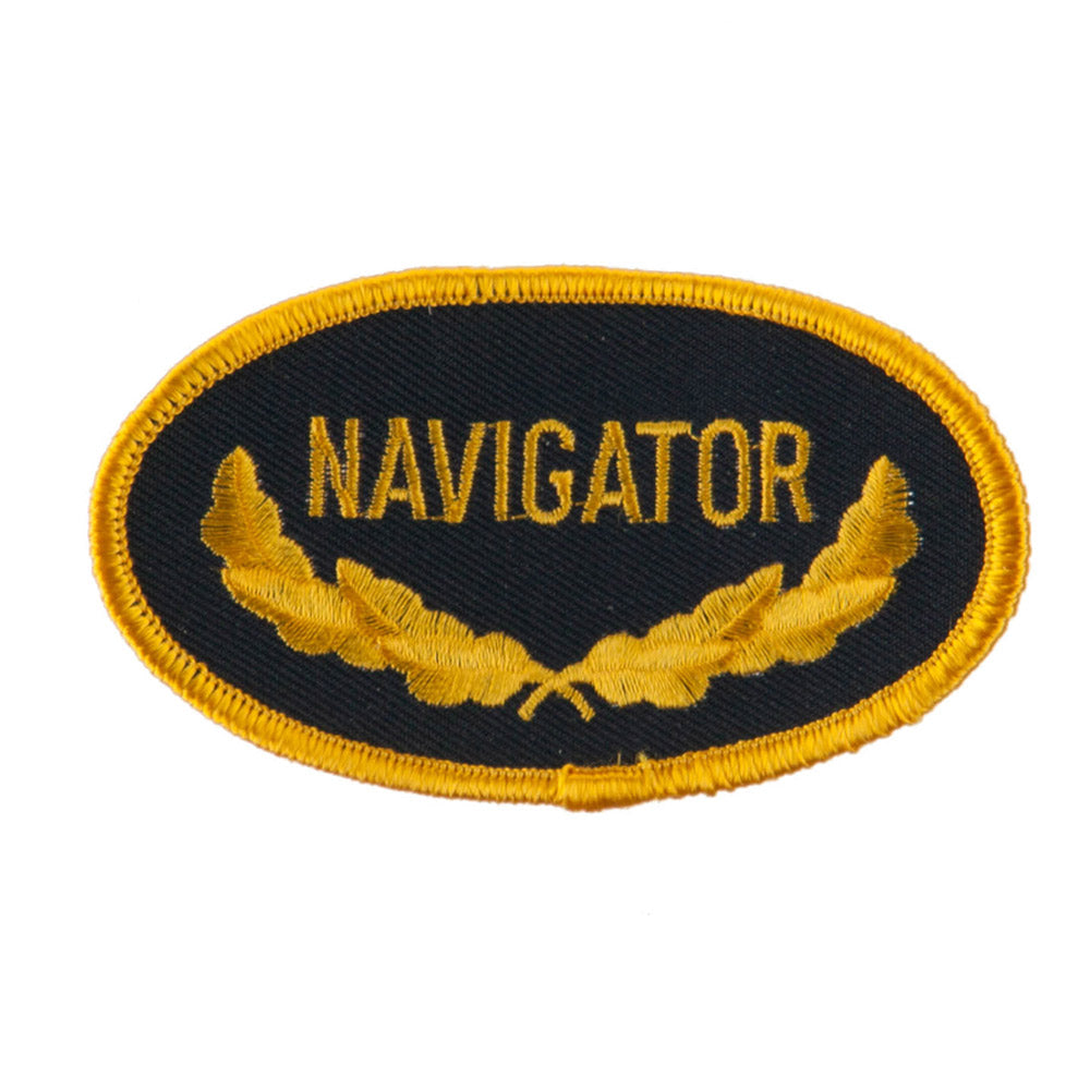 Oak Leaf Embroidered Military Patch, Navigator / One Size