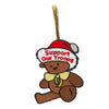 Support Our Troops Embroidered Ornament Medallion