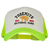 Yosemite National Park Embroidered Cotton Trucker Big Size Mesh Cap