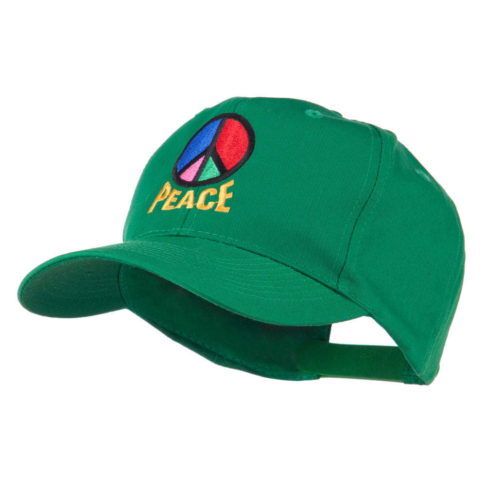 Peace Sign Caps Peace Symbol Embroidered Cap | Word Designed | e4Hats – e4Hats.com