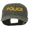 Police Letter Embroidered Big Size Washed Cap