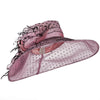 Polka Dot Designed Flower Detailed Organza Hat